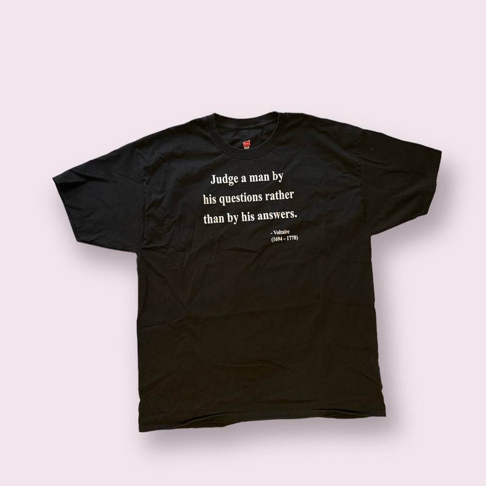 2XL Black “Voltaire” Tee